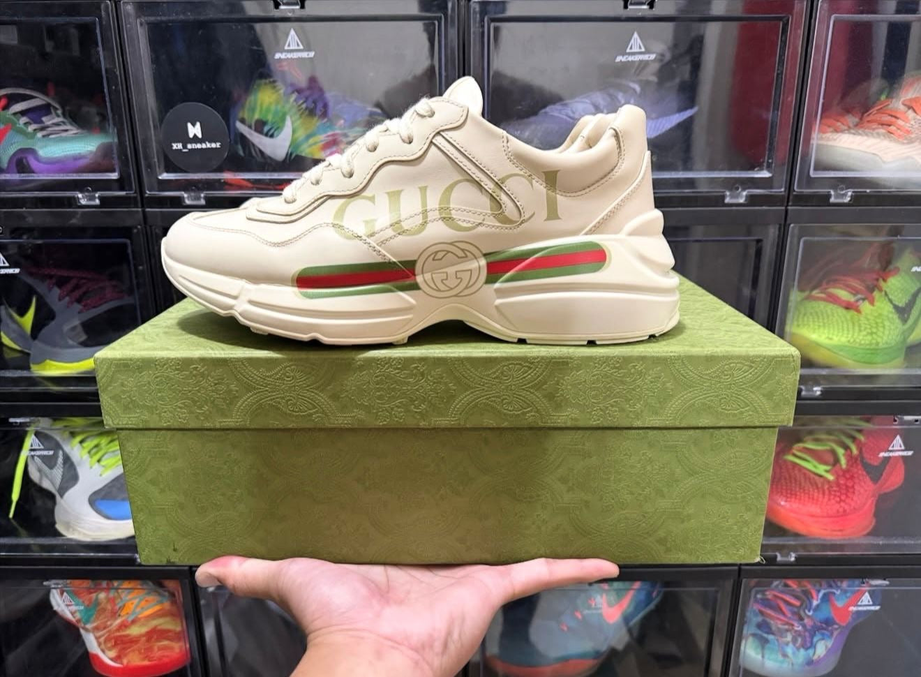 GUCCI RHYTHON GG Vintage Logo