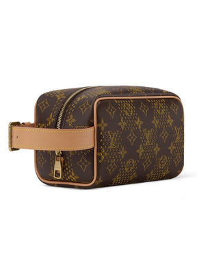 Louis Vuitton Locker Dopp Kit Monogram Canvas Travel Bag
