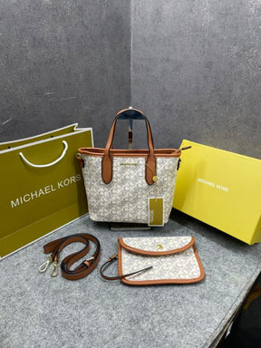 Michael Kors XS 1719 Eliza Logo Tote Bag With Pouch