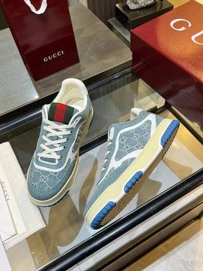 Gucci Re-Web Sneaker Light Blue Denim