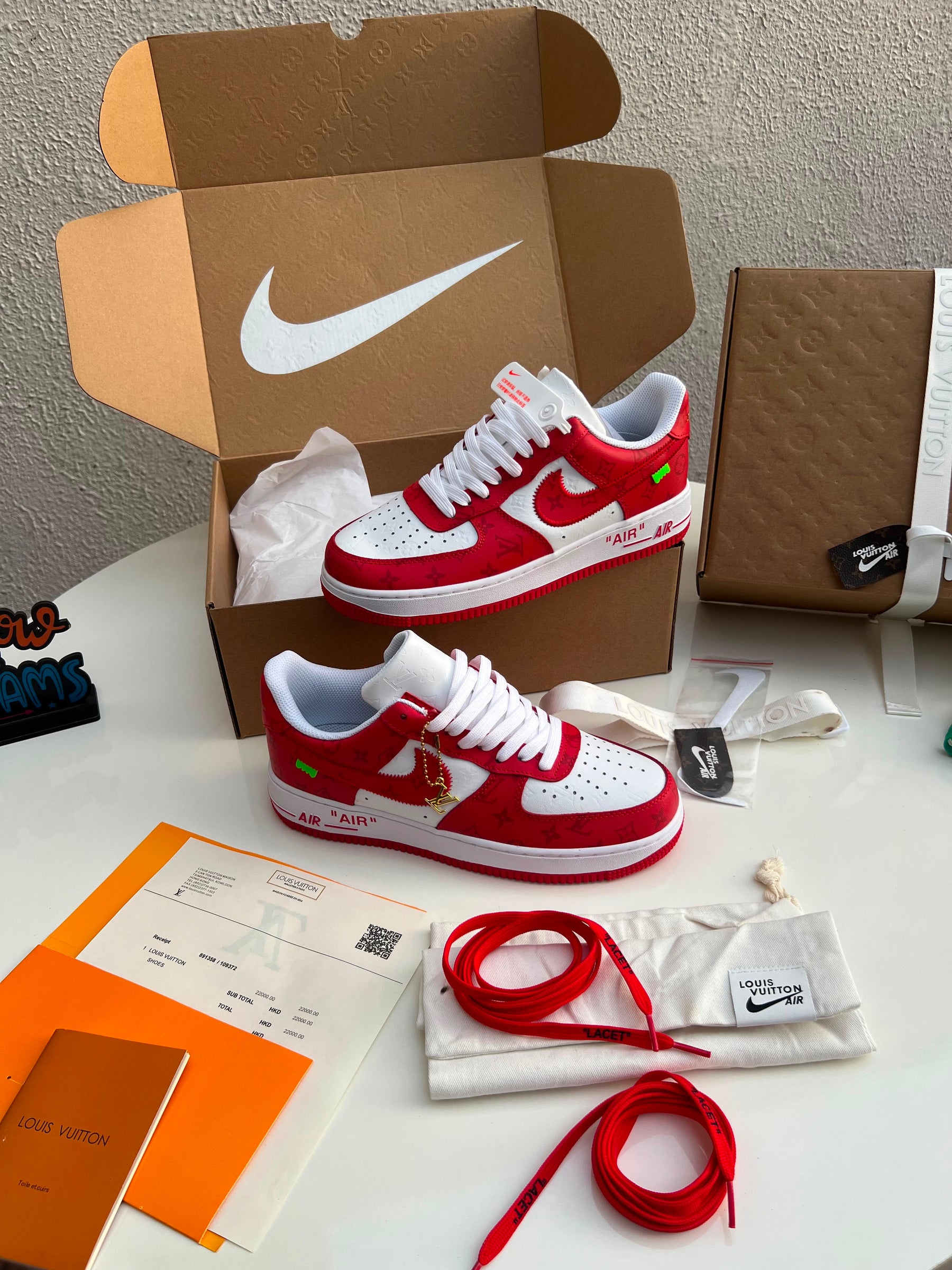Air Force 1 x Louis Vuitton 'RED' (UA)