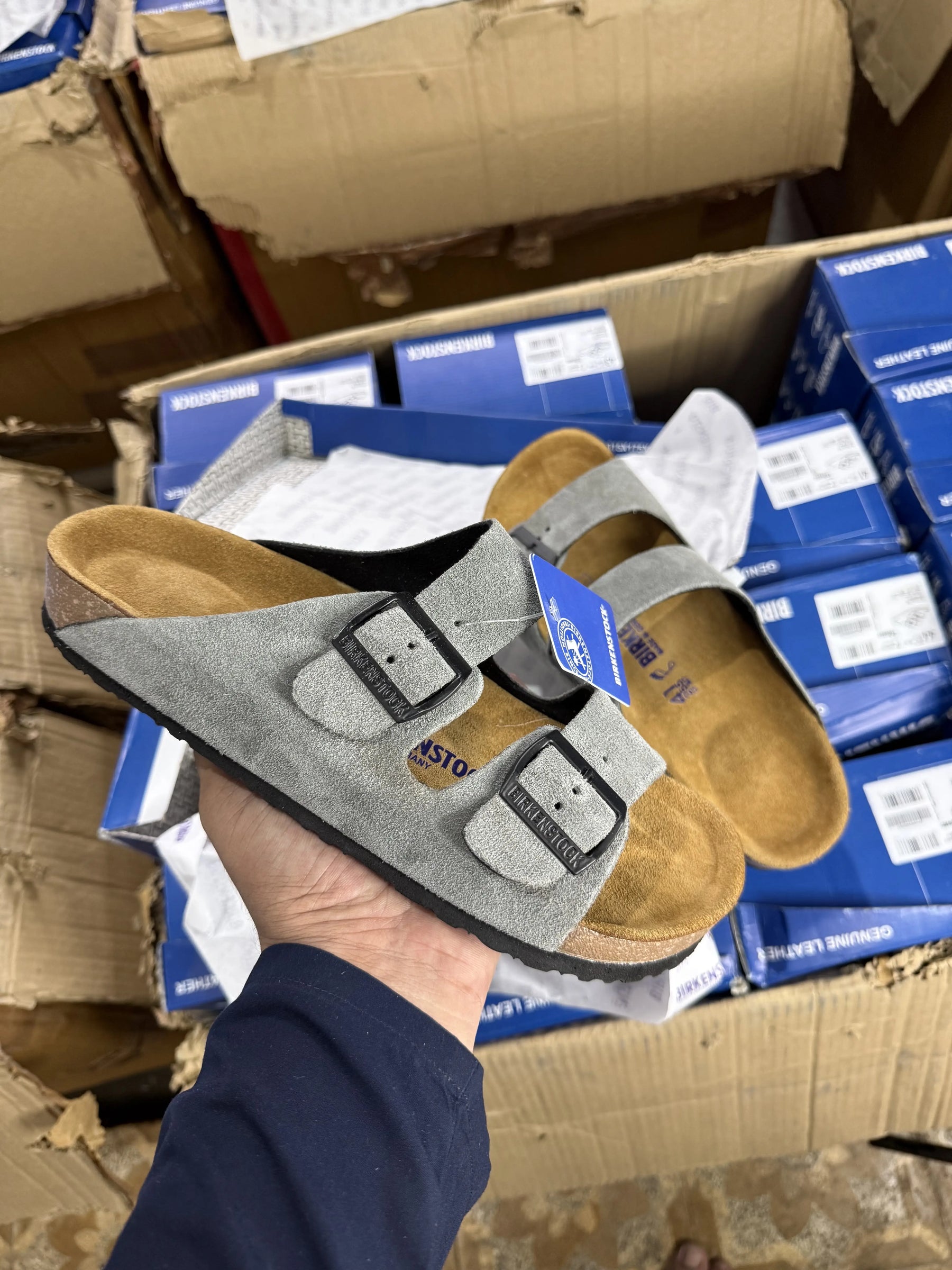Birkenstock Arizona Light Grey