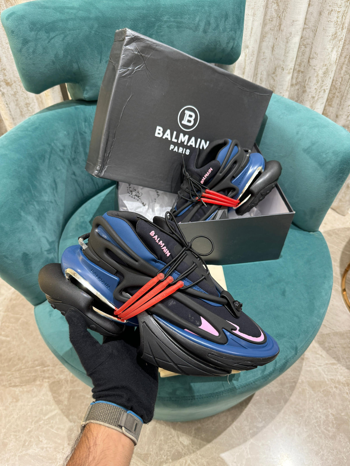 Balmain Unicorns (black/blue)🔥