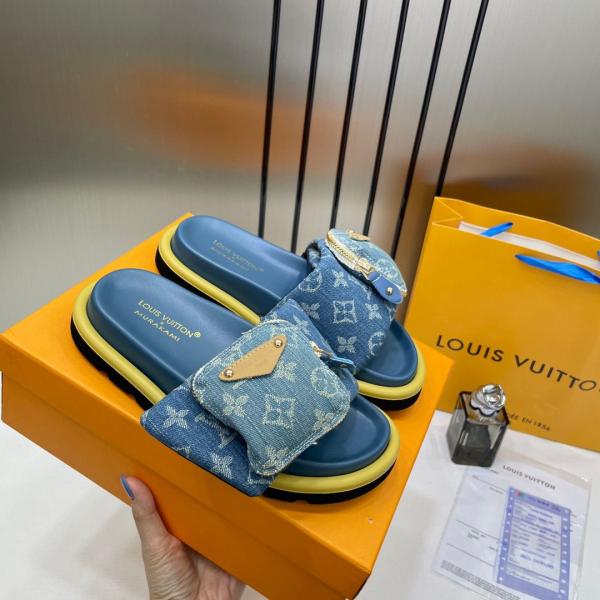 Louis_Vuitton_X_Murakami_Comfort_Mules_Denim_Blue