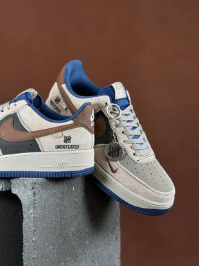 Airforce 1 Undefeted Custom Brown Bue