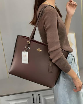 Coach Tote Mollie Khakhi Brown Large Tote Bag