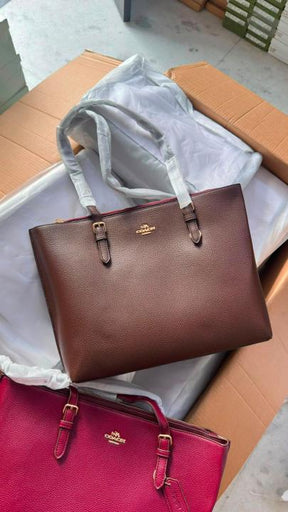 Coach Tote Mollie Khakhi Brown Large Tote Bag