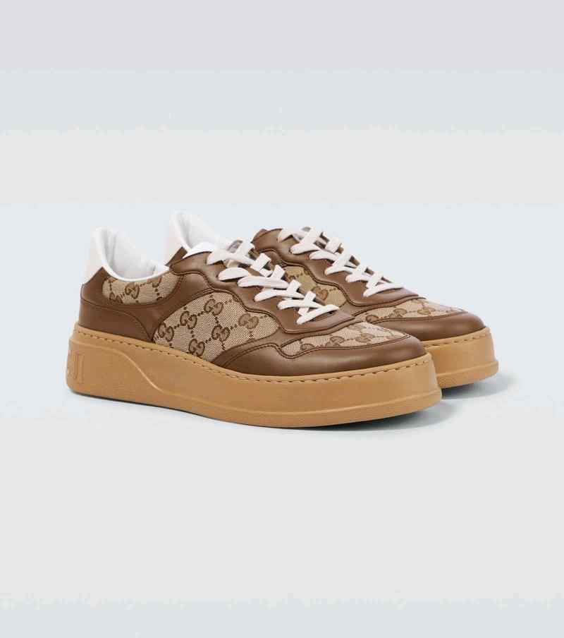 Guccci GG sneaker brown