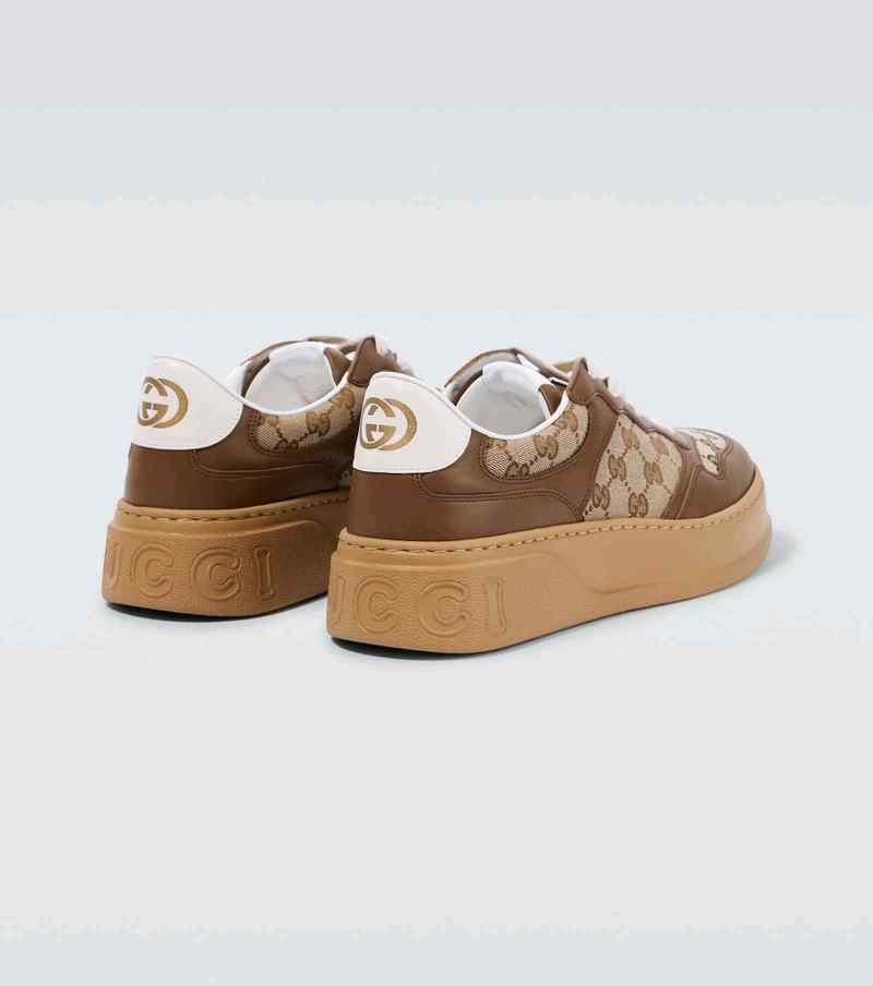 Guccci GG sneaker brown