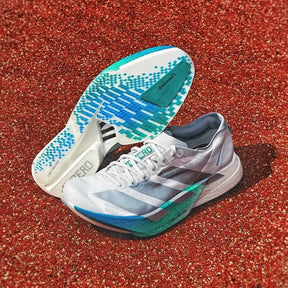 Adidas Adizero Adios Pro 4 Crystal White / Matte Silver / Glory Green