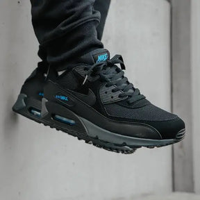 Nike Air Max 90 DARK SMOKE GREY/BLACK/LASER BLUE
