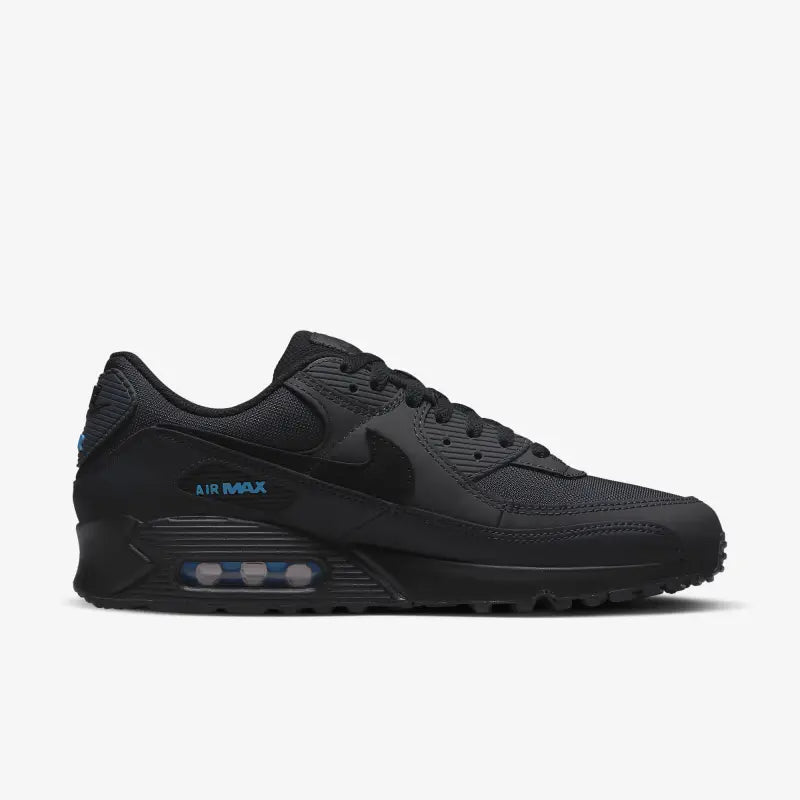 Nike Air Max 90 DARK SMOKE GREY/BLACK/LASER BLUE